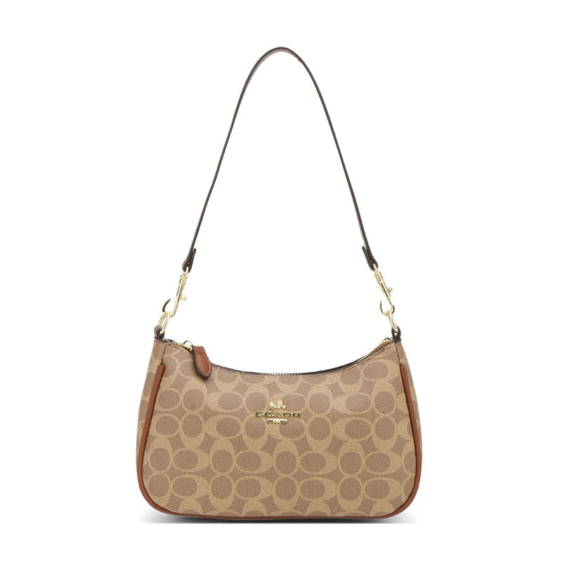 Popular Classic Elegant Leather Shoulder Bag For Ladies - Women's Designer Handbag Crossbody Bag Good Vibrations