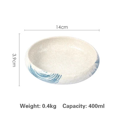 14cm hot sell Creative retro ceramic sushi dishes tray Sauce Chili pepper snacks small dishes gold plates set dinner dishes sets Good Vibrations