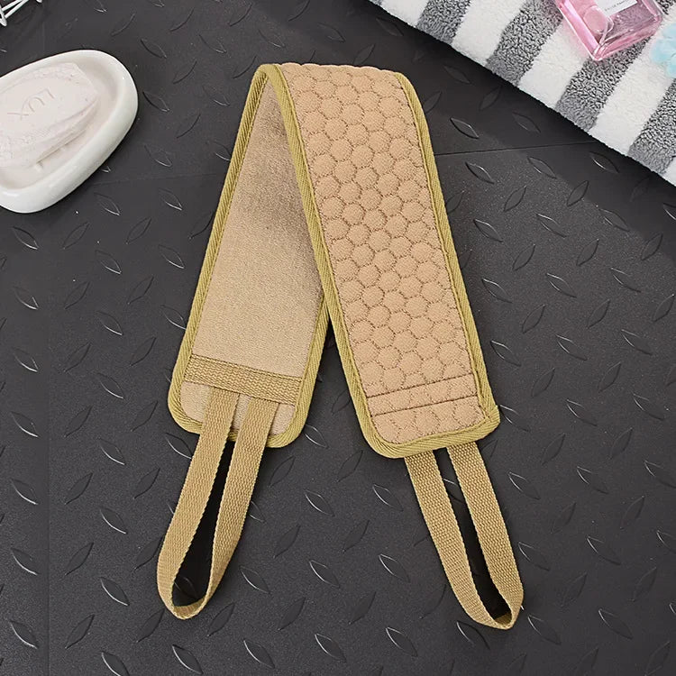 Shower Exfoliating Back Scrubber Bath Belt Towel Ball Glove Deep Mud Clean Korean Body Washcloth Japanese Rear Scrub Pull Strap Good Vibrations