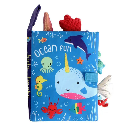 0-36Months Baby Rattles Mobiles Toy Soft Animal Cloth Book Newborn Stroller Hanging Toy Bebe Early Learning Educate Baby Toys Good Vibrations