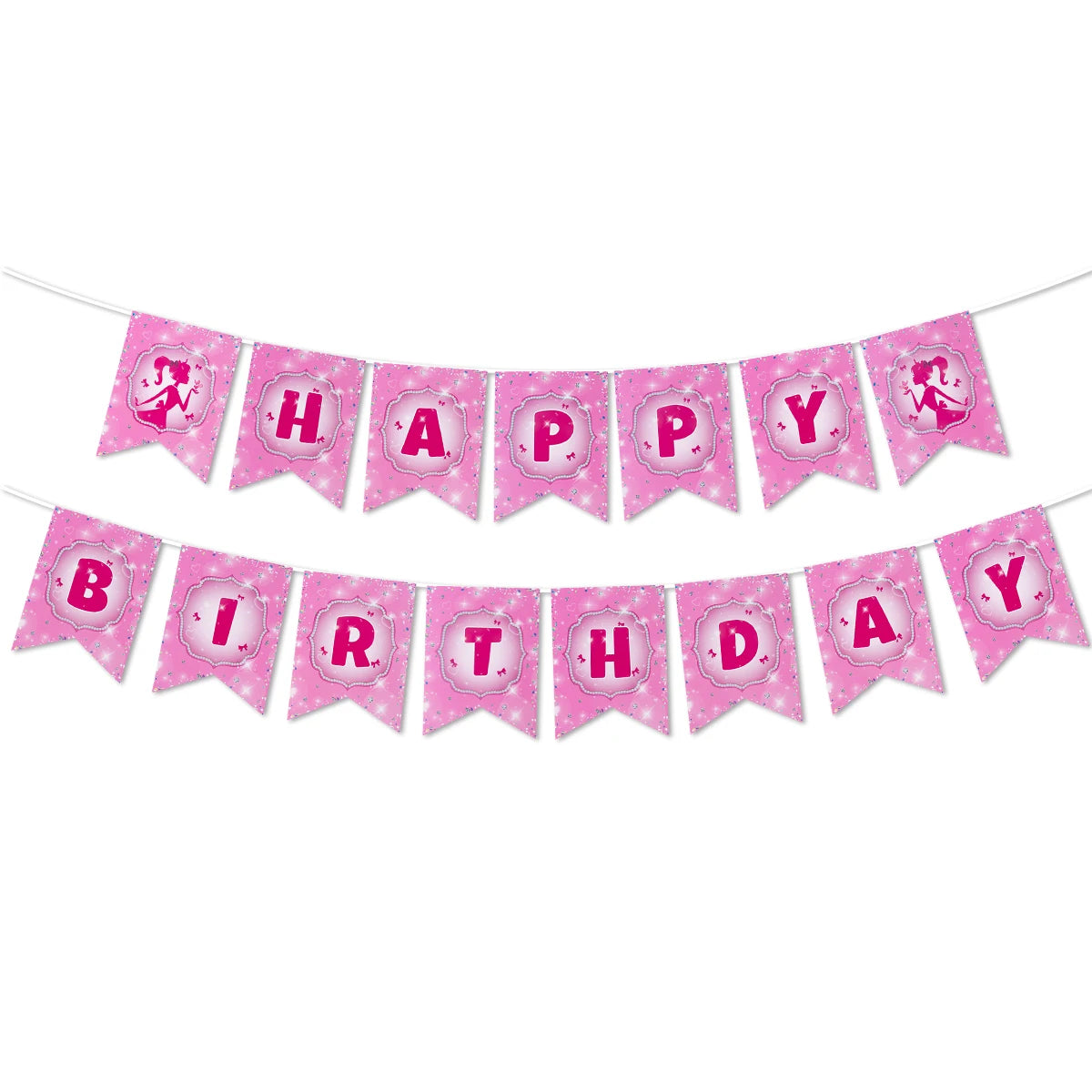 Pink Girls Party Disposable Tableware Paper Plate Cup Napkin Princess Kids Girl Birthday Party Decor Baby Shower Decor Supplies Good Vibrations