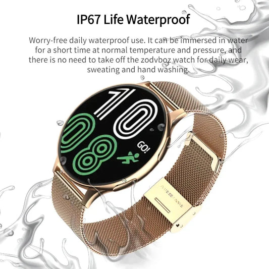 New Women Bluetooth Call Smart Watch HeartRate Blood Pressure Monitoring Smartwatches IP67 Waterproof Men Smartwatch+Box Good Vibrations Adult Super Store