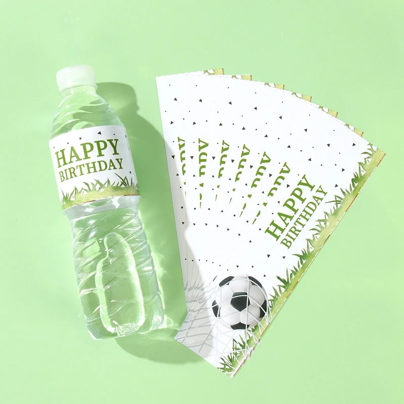 Football Party Disposable Tableware Boys Kids 1st Birthday Party Decorations Sports Soccer Theme Birthday Party Supplies Decor Good Vibrations