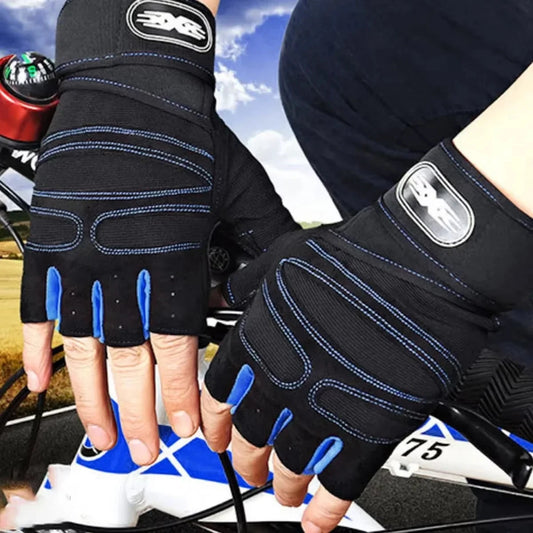 Men's Fitness Gloves Women's Fitness Weightlifting Wristband Gloves Fitness Training Sports Exercise Mountaineering Gloves Good Vibrations