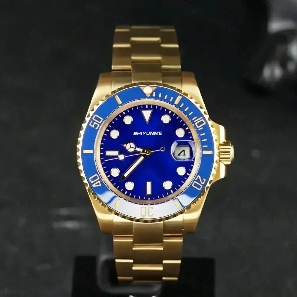 WATCH1 Store  Men's 904L Automatic Mechanical Watch Stainless Steel Bracelet Ceramic Waterproof Sapphire Glass Good Vibrations