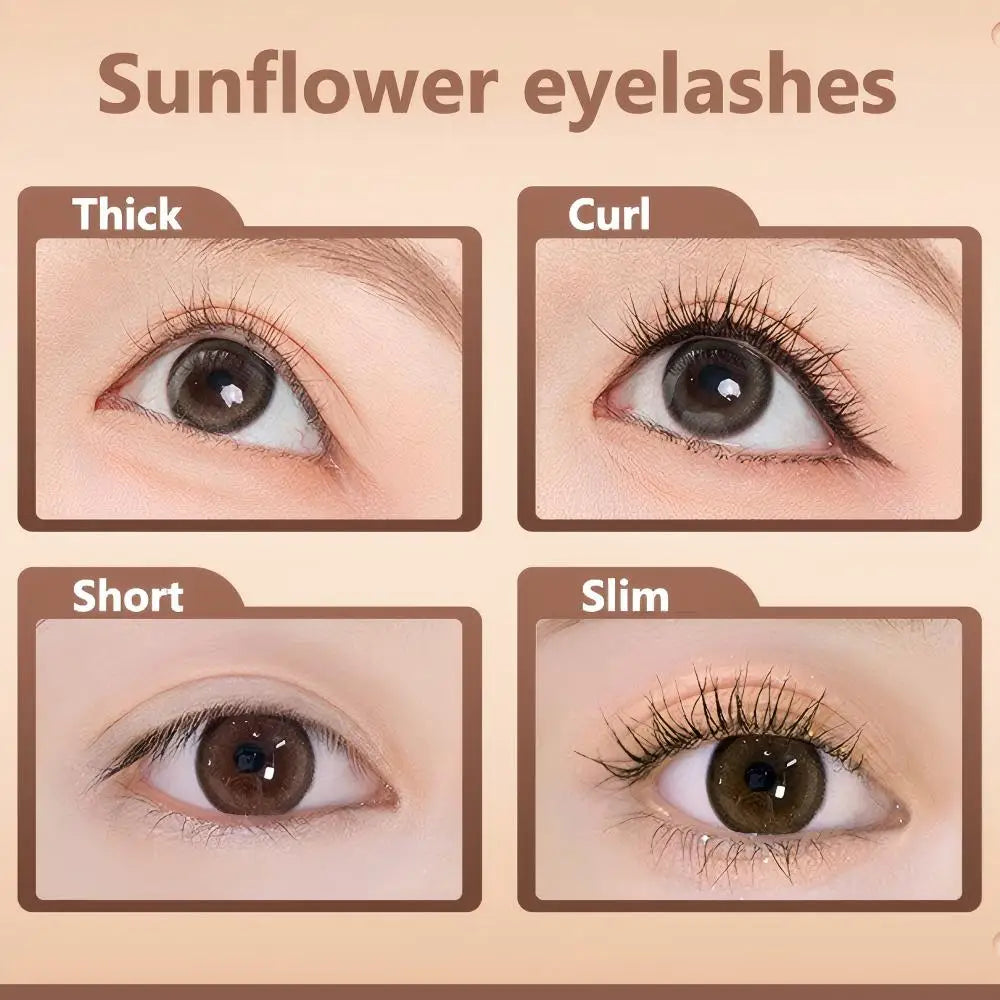 GECOMO Butterfly Flying Volume Mascara Curl Long-lasting Makeup Thin Brush Eyelash Primer Shape Good Vibrations