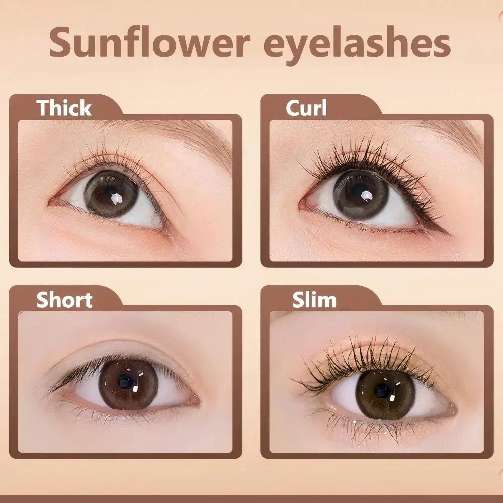 GECOMO Butterfly Flying Volume Mascara Curl Long-lasting Makeup Thin Brush Eyelash Primer Shape Good Vibrations