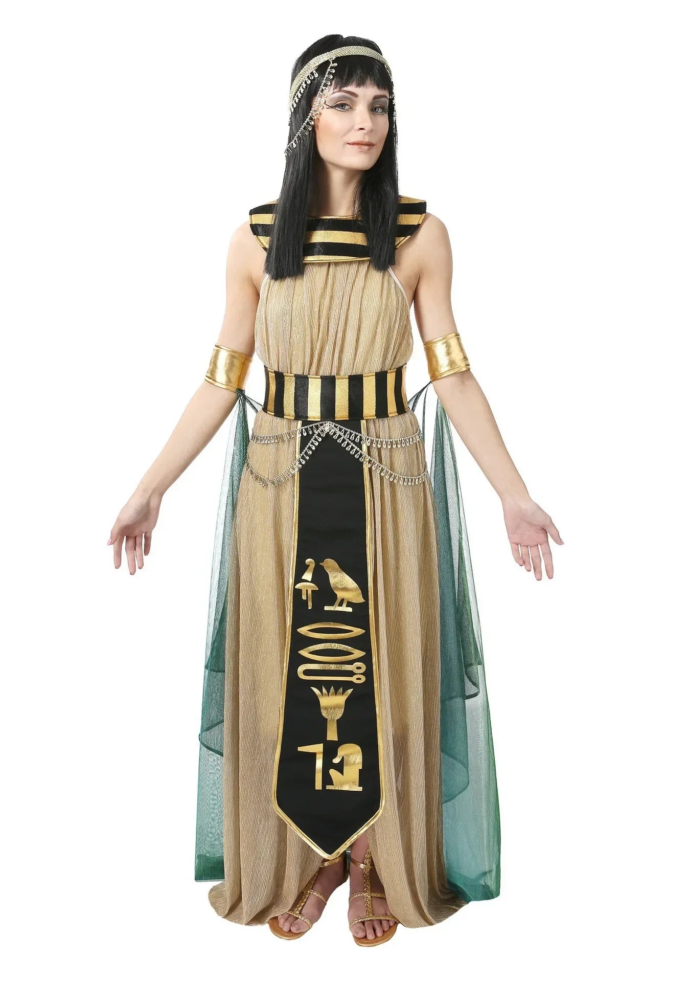 2025Halloween Ancient Egypt Egyptian Pharaoh Costume for Men King Cleopatra Queen Cosplay Carnival Party Medieval Couple Party Good Vibrations