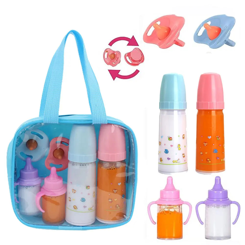 Baby Disappearing Doll Feeding Set Wear For Reborn Baby Doll, Multiple Baby Doll Accessories, Children Best Birthday Gift. Good Vibrations