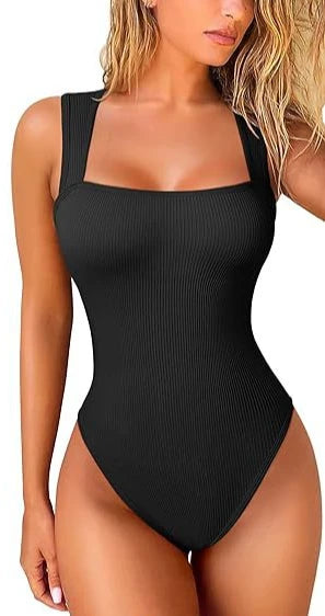 Women Sexy Thread Short Bodysuit Seamless Sleeveless Knited Bodysuit Fitness Yoga Trainning High Elastic Sports Unitard Jumpsuit Good Vibrations