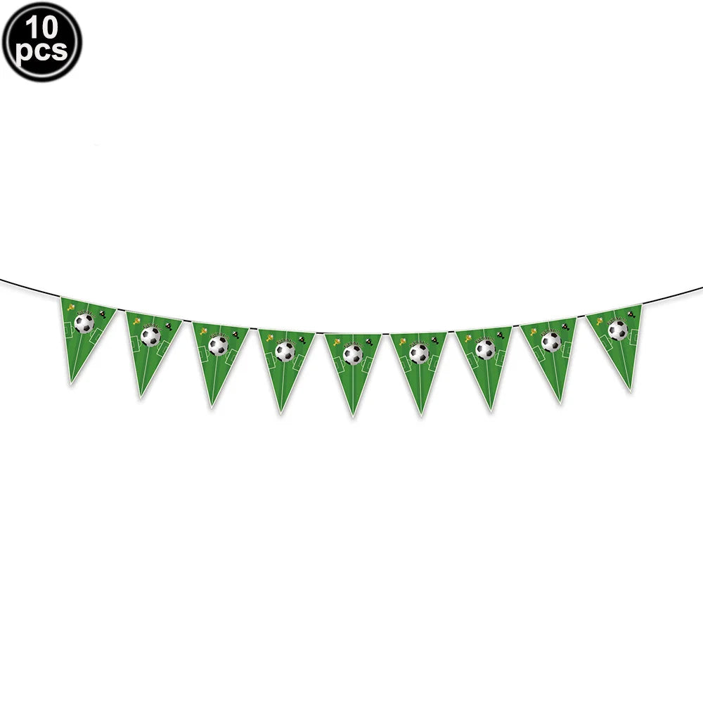 Soccer Party Disposable Tableware Paper Plates Cups Napkins Tablecloth Soccer Birthday Party Decoration Good Vibrations