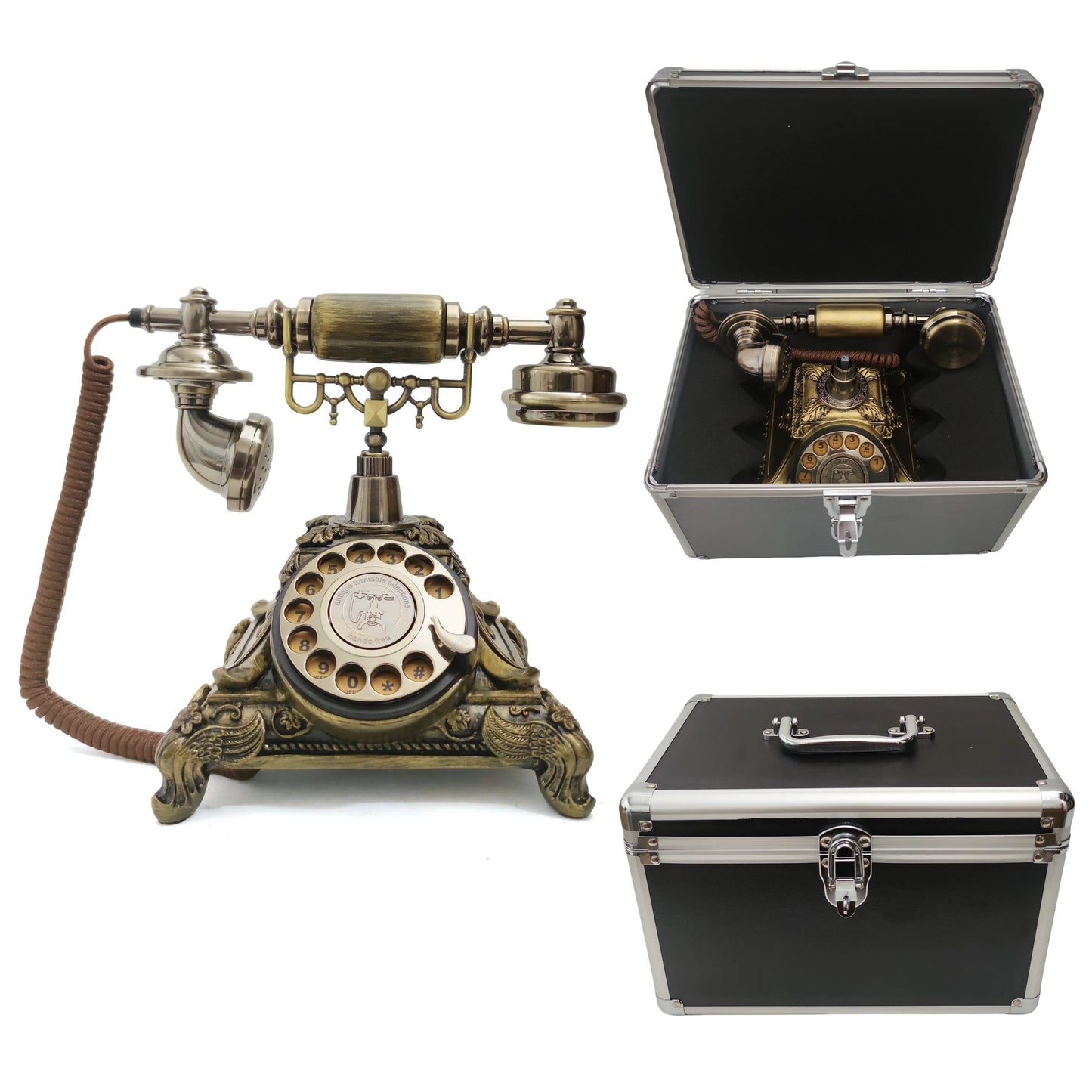 Wedding Audio Guest Book Telephone Classic Retro Rotary Craftsmanship Wedding Guestbook For Confessional Wedding Birthday Party Good Vibrations