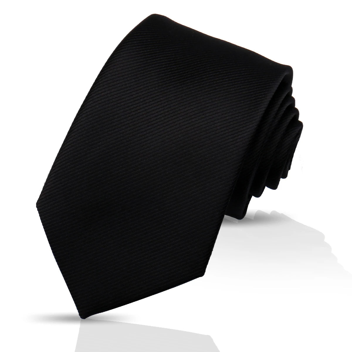 Ties For Men Solid Necktie Wedding Business Ties 7.5cm Slim Coffee Wine Classic Neckties Mens Business Gift Fashion Gravats Good Vibrations