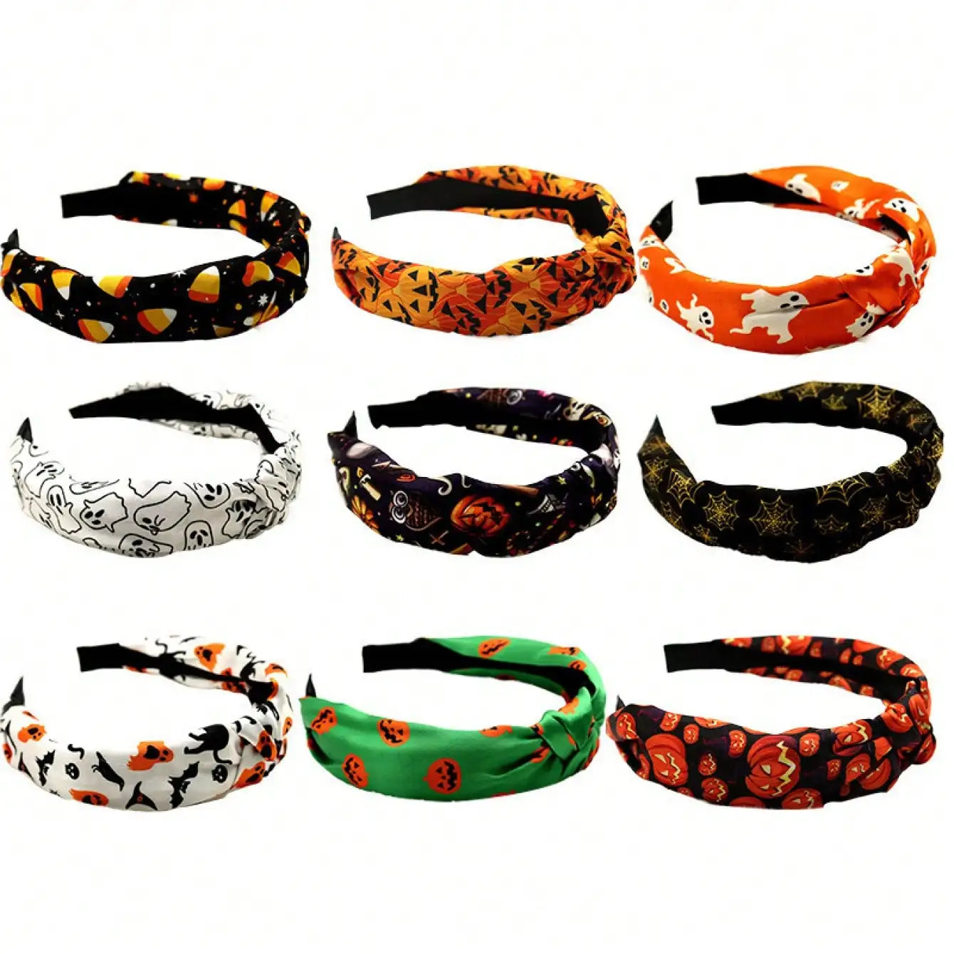 1PC Halloween Headbands Set, Pumpkin/Ghost/Cat Patterns, Festive Hair Accessories For Costume Parties Good Vibrations