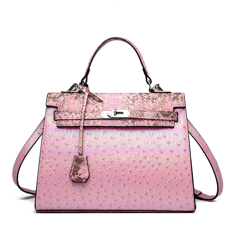 Elegant Retro Satchel Bag - Designer Crossbody Purse With Vintage Textured Finish And Modern Functionality Good Vibrations