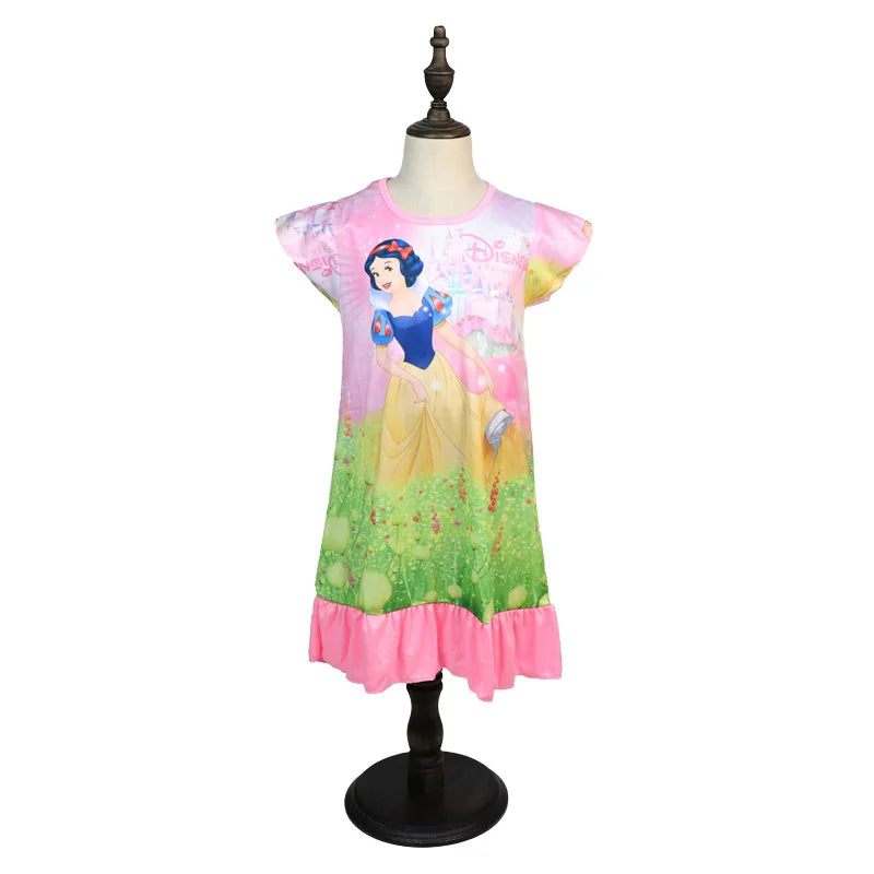 Girls' Dress New Summer Children's Clothing Children's and Girls' Home Clothing Snow White Good Vibrations