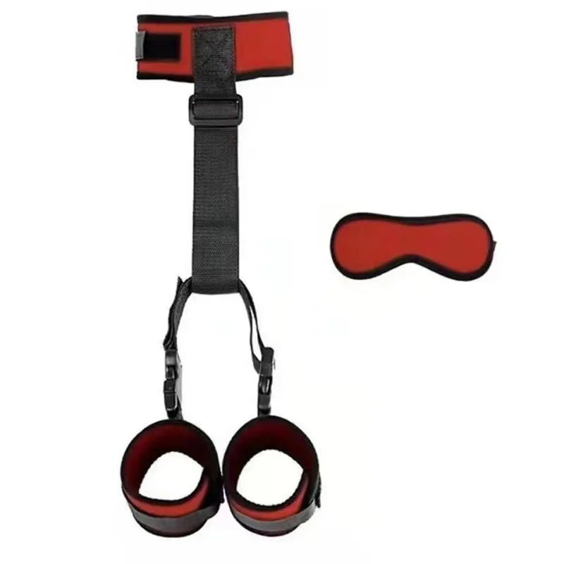 Handcuff Blindfold Sex Toy Set BDSM Bondage Sextoy for Adults GOOD Vibrations
