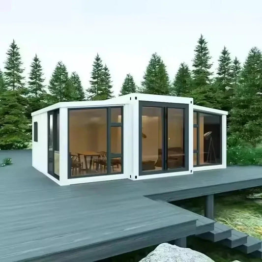 20ft 40ft Expandable Granny Flat Prefabricated Portable Container House Tiny House Prefabricated Foldable Container House Good Vibrations
