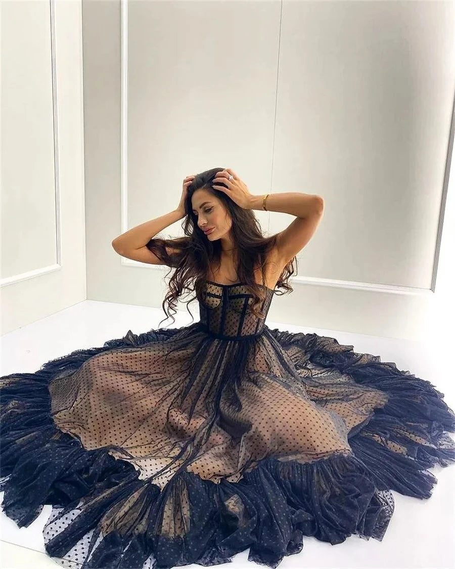 Women's Evening Dress Ladies Long Dresses Customized Elegant Dress Women for Wedding Party Prom Dresses Luxury Ball Gowns Formal Good Vibrations