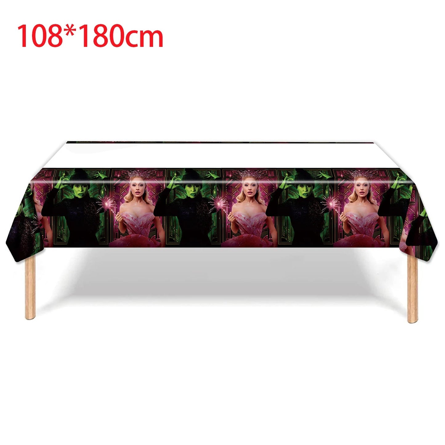 Wicked Birthday Party Decoration Magic Witch Balloon Backdrop Tableware Split Sales Wicked Birthday Party Supplies Good Vibrations