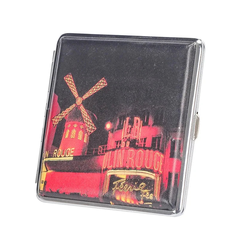 Fashion Cigarette Case 20 Pack Portable Leather Cigarette Holder Creative Personality Coarse Cigarette Storage Box Good Vibrations Adult Super Store