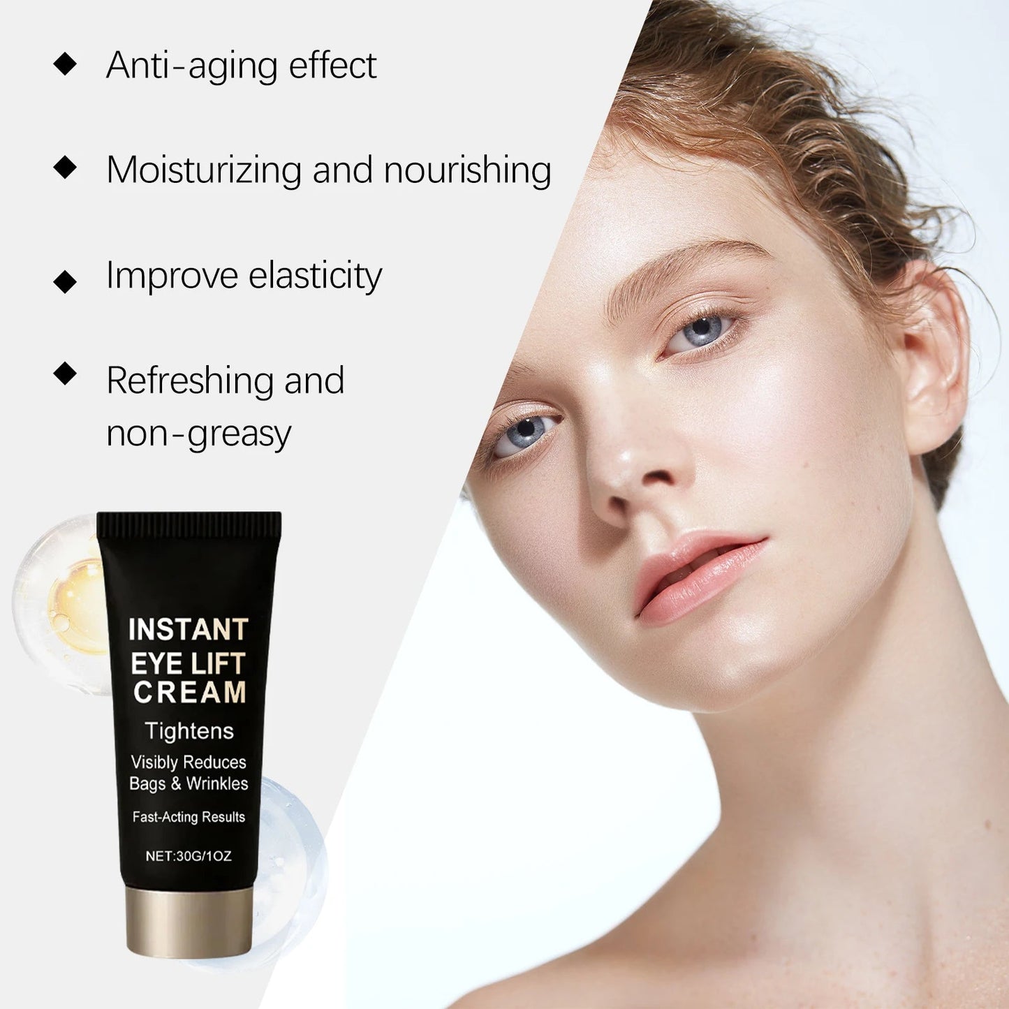 Wrinkle Remover Eye Cream Reduce Eye Bag Lightening Dark Circles Anti Puffiness Moisturizing Brighten Lifting Firming Eye Cream Good Vibrations