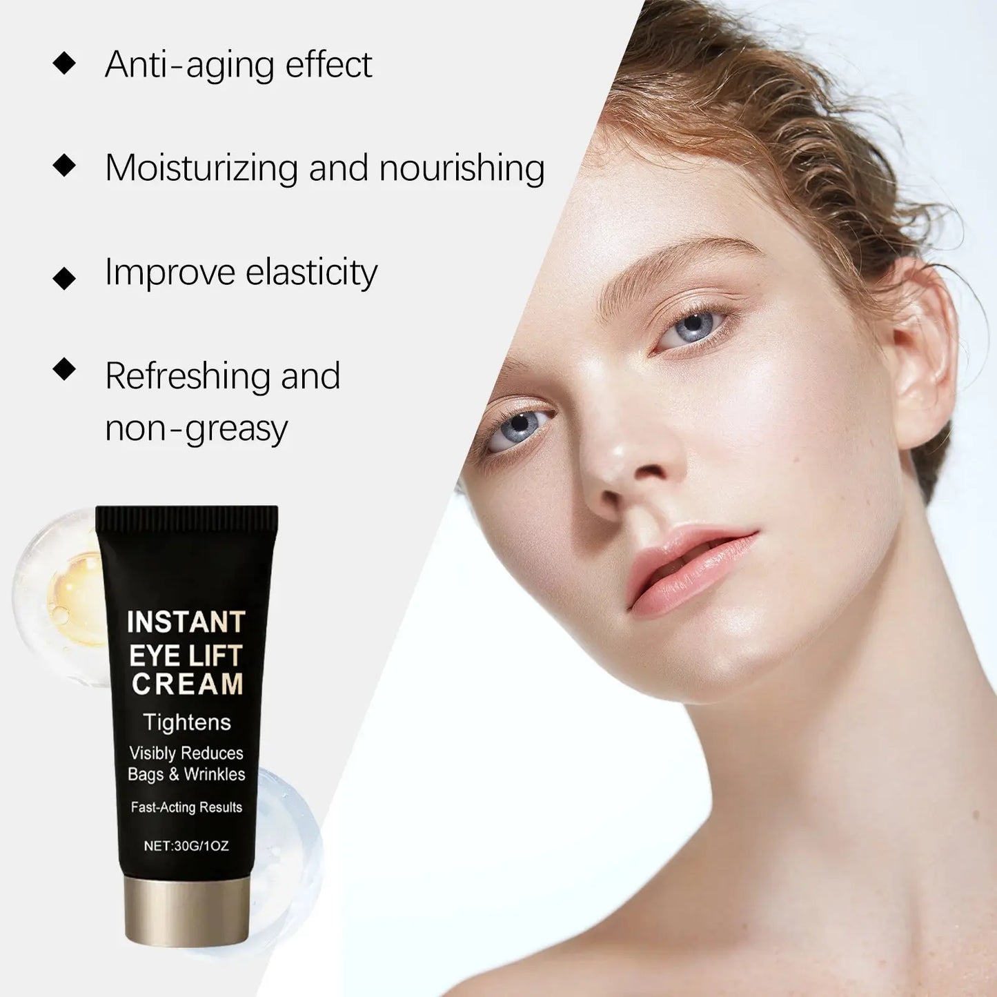 Wrinkle Remover Eye Cream Reduce Eye Bag Lightening Dark Circles Anti Puffiness Moisturizing Brighten Lifting Firming Eye Cream Good Vibrations