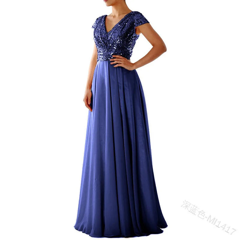 Navy Blue Bridesmaid Dress For Weddings Woman Guest 2024 Sexy Spaghetti Straps Split Prom Party Gowns Long Maid Of Dresses