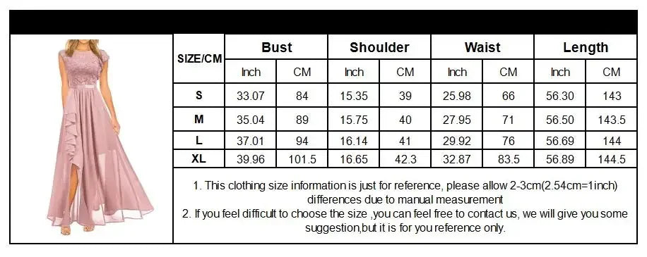 Harajuku Vintage Elegant Long Maxi Dress 2025 New Fashion High Waist Round Neck Party Wedding Dresses Spliced Lace Chiffon Dress Good Vibrations