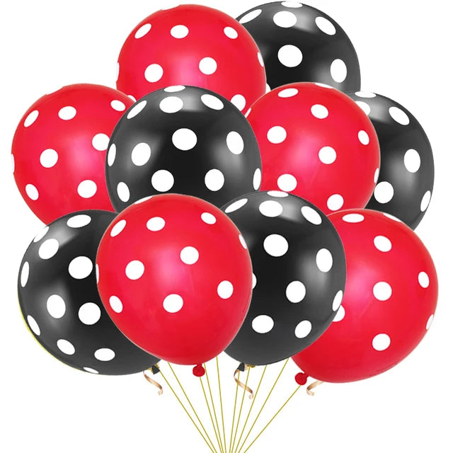 20pcs Polka Dot Balloons Globes 12Inch Pink Blue Latex Polka Dot Balloon Multicolor Wedding Birthday Party Festival Decoration Good Vibrations