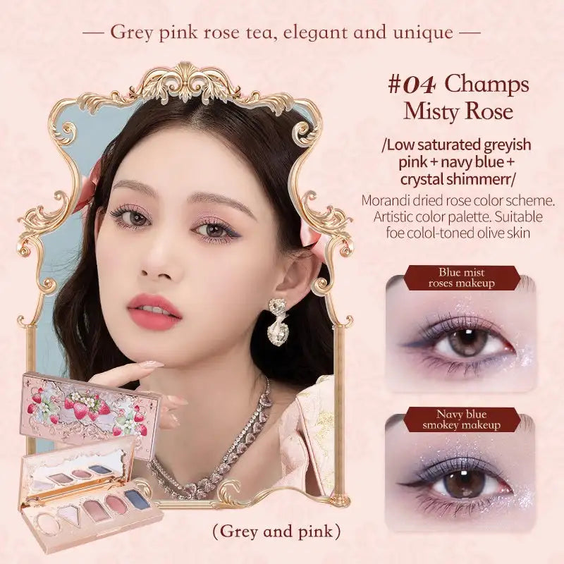 Moonlight Mermaid Gemstone Eyeshadow Palette Highly Pigmented Matte Shimmer Swan Ballet Eye shadow Collection Good Vibrations