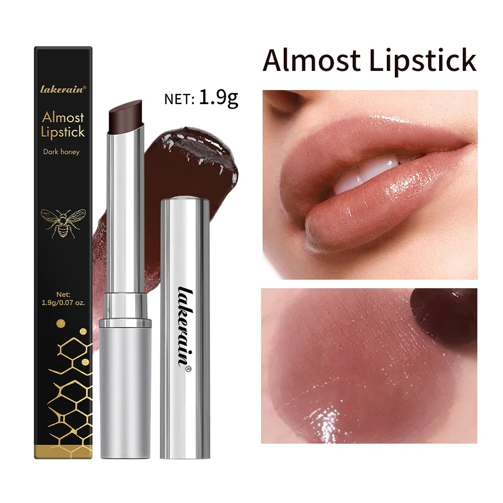 Black Honey Lipstick Long Lasting Moisturizing Natural Lip Plumper Makeup Lip Plumping Gloss Cosmetics Exfoliating for Lip Good Vibrations