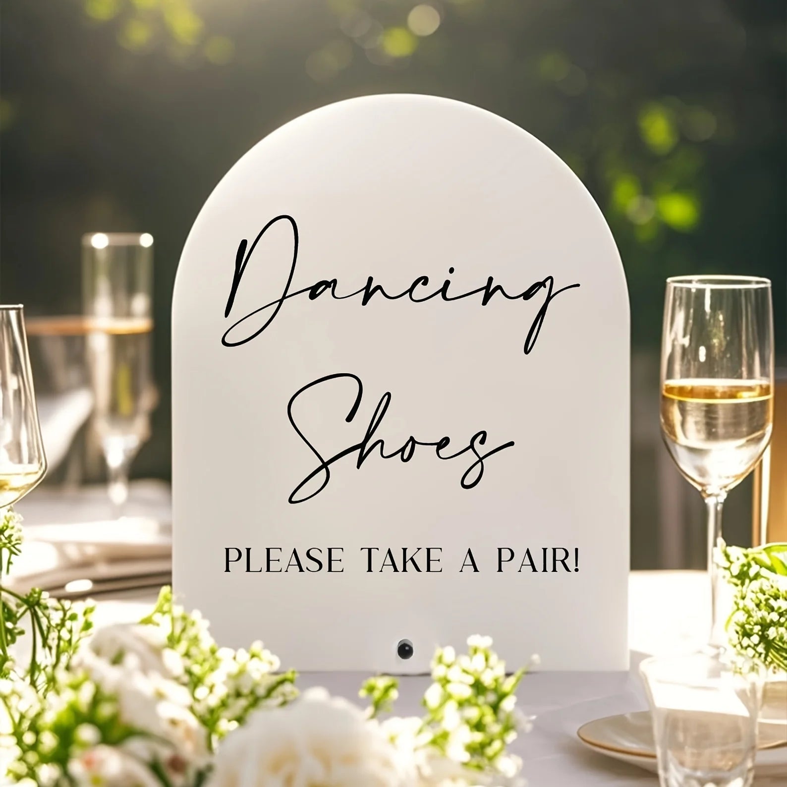 【Flat】Classic dance shoes acrylic sign, wedding, desktop, multi-purpose, 2D flat Good Vibrations