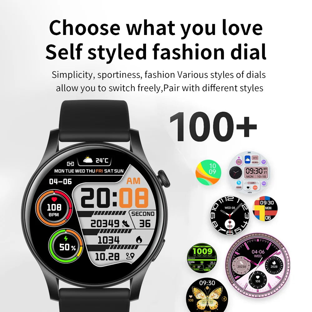 Fashion Digital Watches Smart Heart Rate Warning Waterproof Bluetooth Call Casual Wristwatch Game Clock Male reloj hombre Good Vibrations