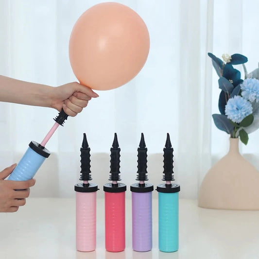 Balloon Pump Balloon Accessories Balloon inflator hand push Air Pump Wedding Valentine Birthday Party Decoration Tools Good Vibrations