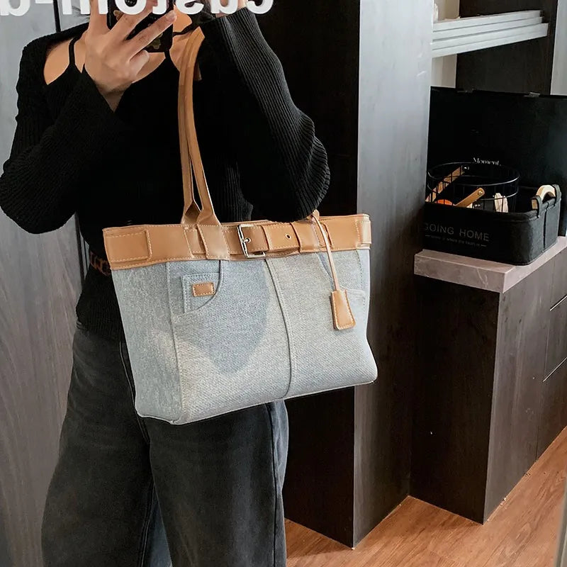 Elegant Solid Color Crossbody Bag - Designer Leather Messenger Purse With Retro Minimalist Charm And Large Capacity Features Good Vibrations