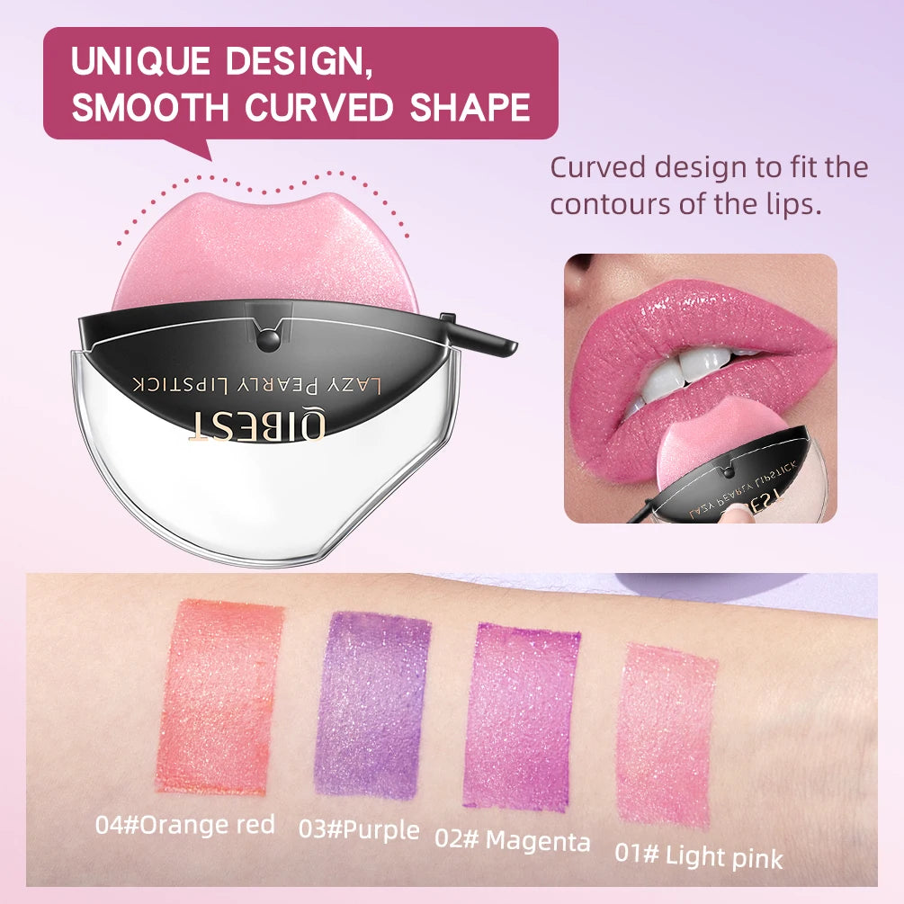 Lip-shaped lipstick seal Sip into makeup lazy blush lipstick Matte makeup effect Moisturizing lip gloss Waterproof non-stick cup Good Vibrations