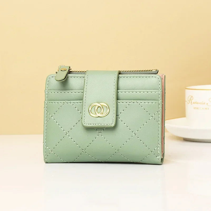 Women's Wallet Zipper&Hasp cute wallet Student Small PU Wallet Coin Purse Fashion Women Card Holder Lovely Money Bag Good Vibrations