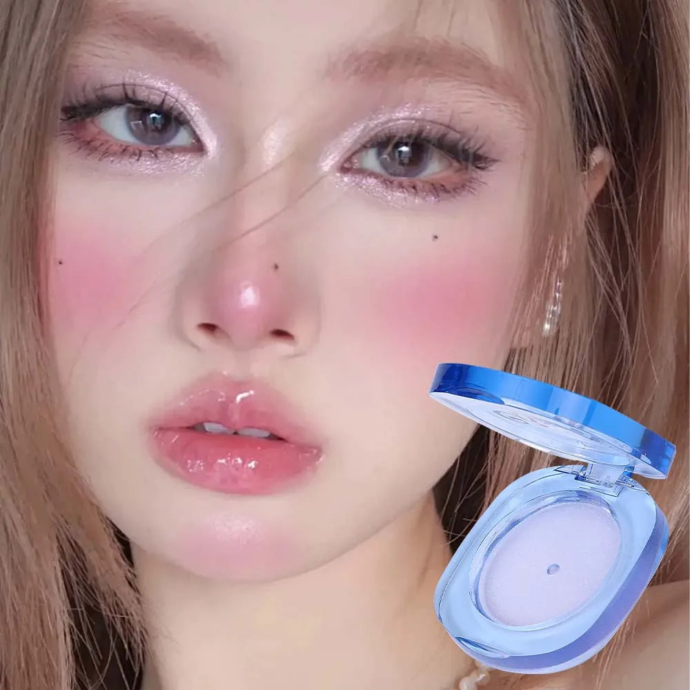Transparent Crystal Warm Color-changing Blush Palette Makeup Jelly Tint Lip Cheek Moisturized Long-Lasting Shimmer Blusher Cream Good Vibrations