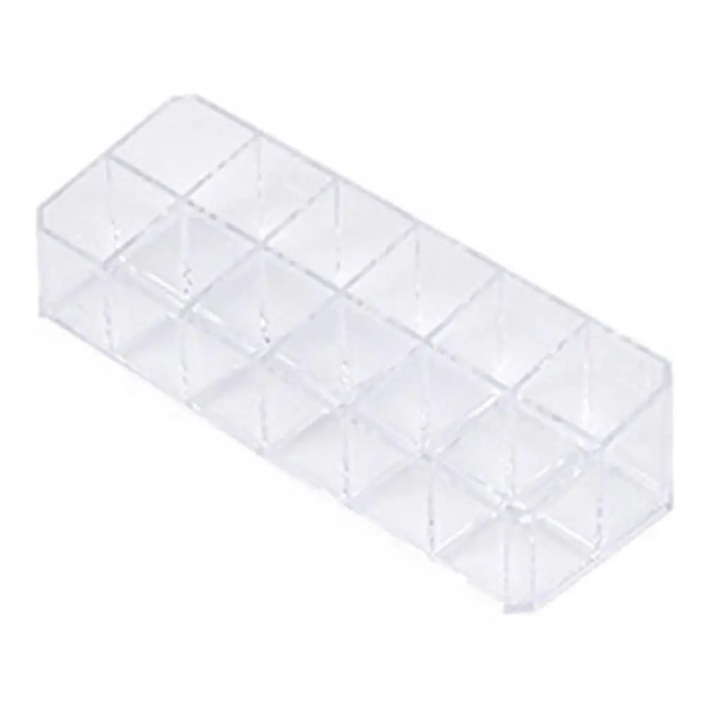 Lipstick Holder Practical 12/18/36 Grids Lipstick Stand Makeup Lip Glaze Storage Box 4 Rows Nail Polish Shelf Daily Use Good Vibrations
