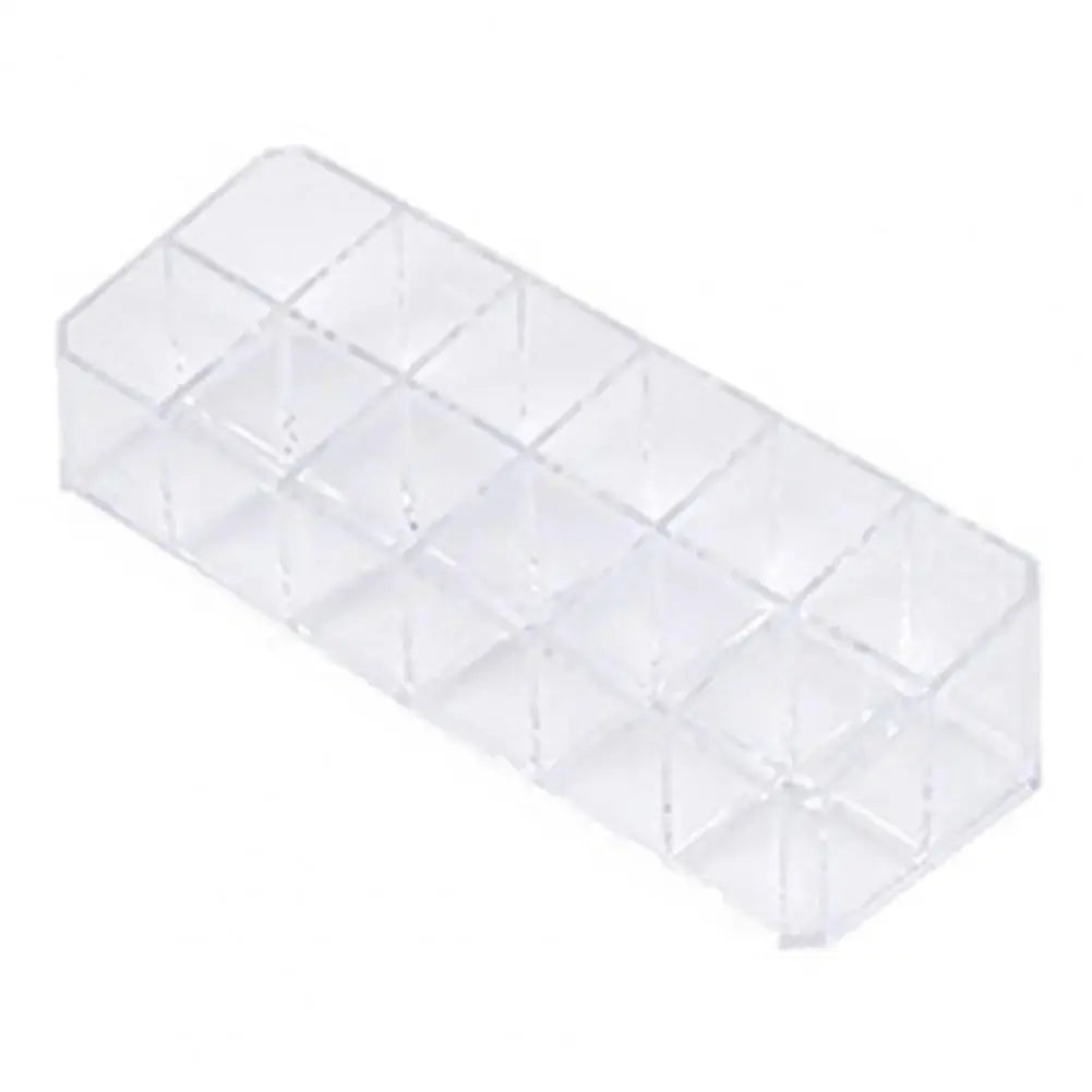 Lipstick Holder Practical 12/18/36 Grids Lipstick Stand Makeup Lip Glaze Storage Box 4 Rows Nail Polish Shelf Daily Use Good Vibrations