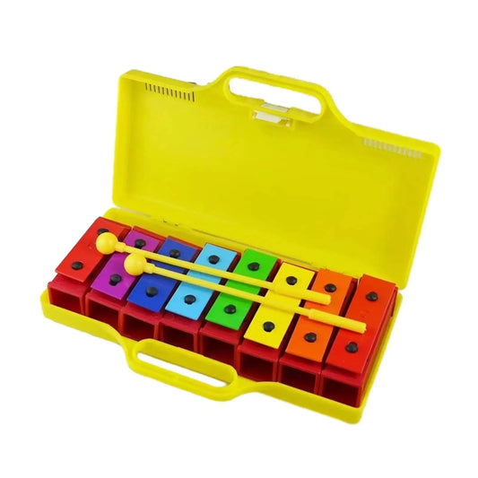 Xylophone with Mallets Colorful Musical Toy Boys Girls Music Teaching Improving Hand Eye Coordination Valentine's Day Gifts Good Vibrations