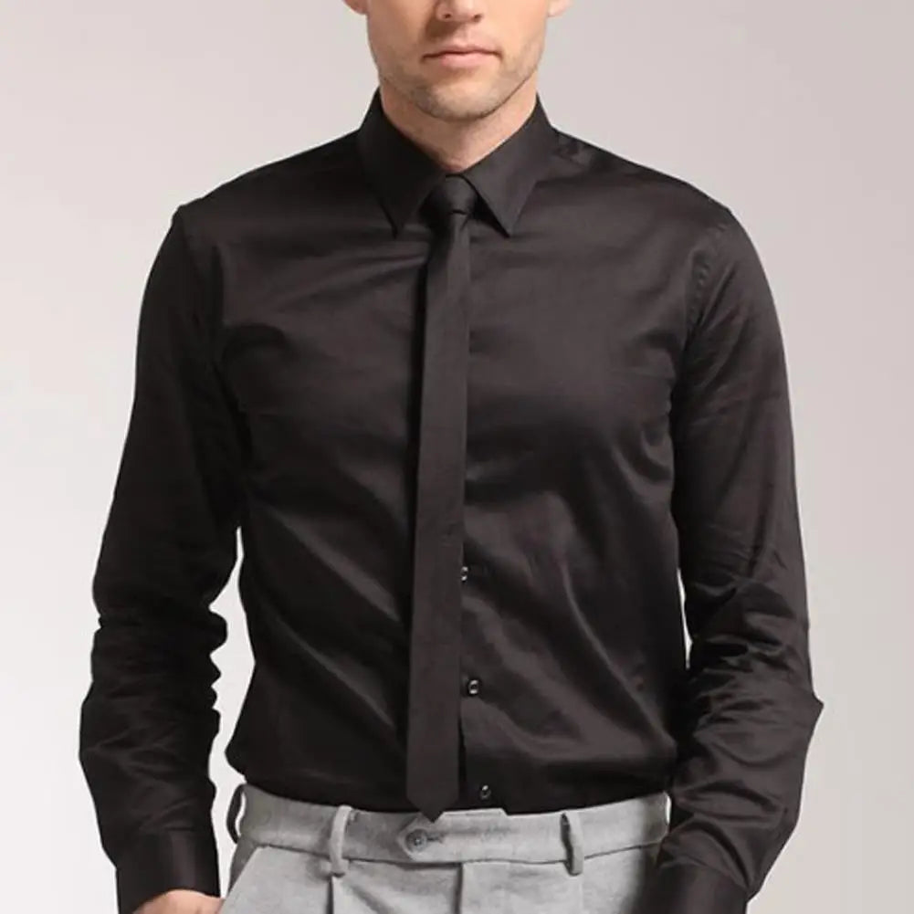 Mans Accessories Slim Skinny Tie for Men Jacquard Woven Solid Champagne Orange Red Purple Blue Ties Wedding Necktie corbatas par Good Vibrations