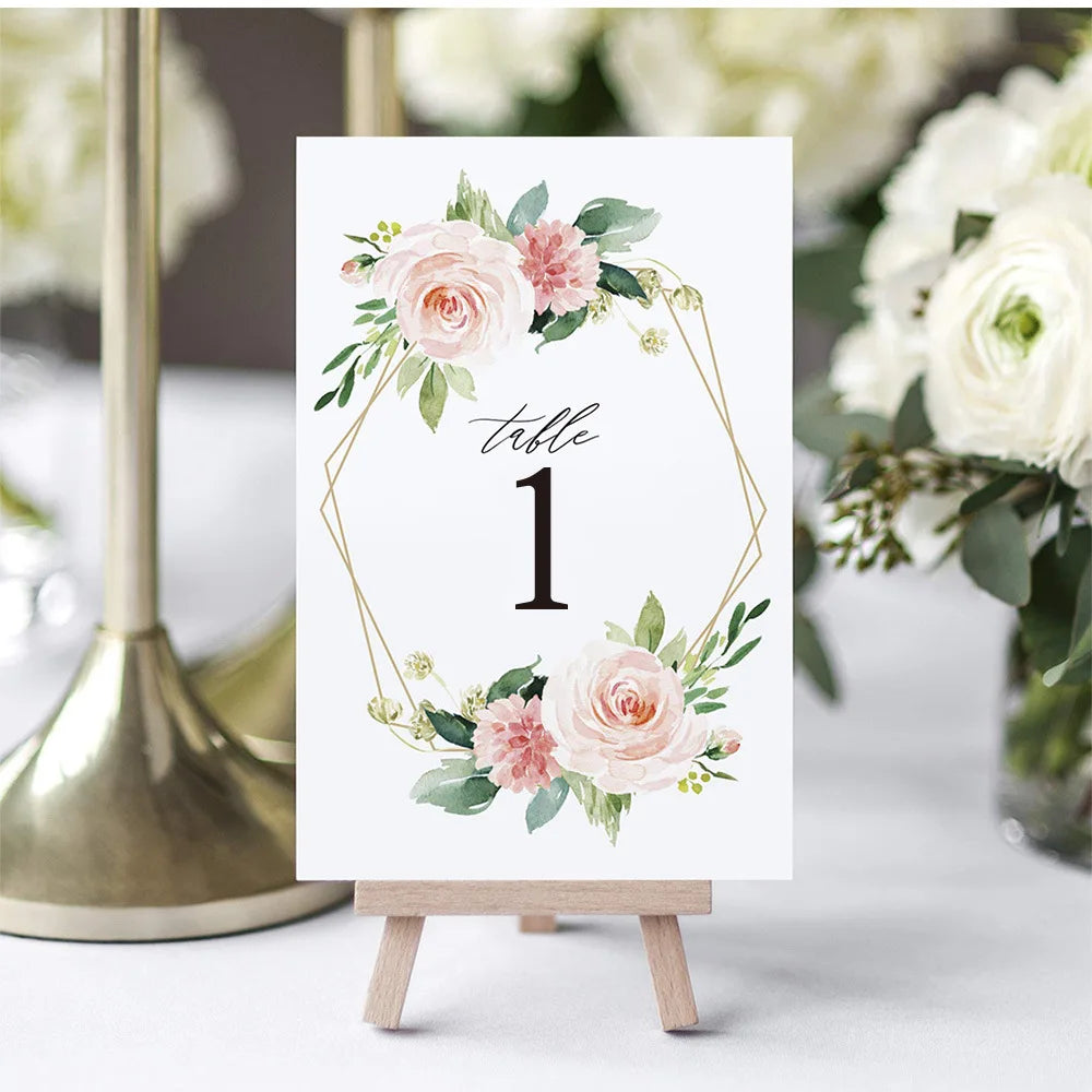 26 Pcs Wedding Table Numbers, 4x6 in Table Numbers for Wedding Reception 0-25,  Rustic Weddings, Receptions, Parties, & Events Good Vibrations