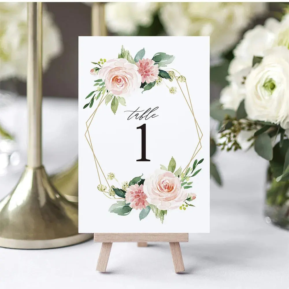 26 Pcs Wedding Table Numbers, 4x6 in Table Numbers for Wedding Reception 0-25, Rustic Weddings, Receptions, Parties, & Events Good Vibrations
