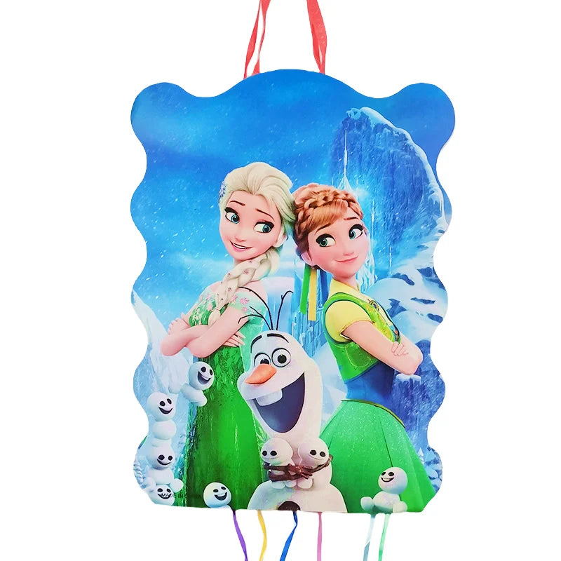 Disney Lilo Stitch Little Mermaid Frozen Princess Boys Girls Favors Pinata Happy Birthday Events Party Decoration DIY Pinata Good Vibrations