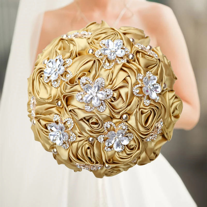 Green Wedding Bouquet Holding Flowers Good Vibrations