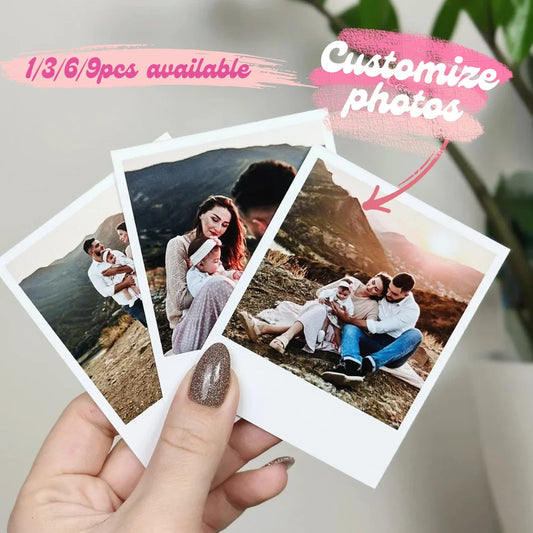 1/3/6/9pcs Personalized Photobooth and Print, Custom Photo Gift,Mother's Day Gift, Anniversary Gift. Wedding Gift, Gift for her Good Vibrations