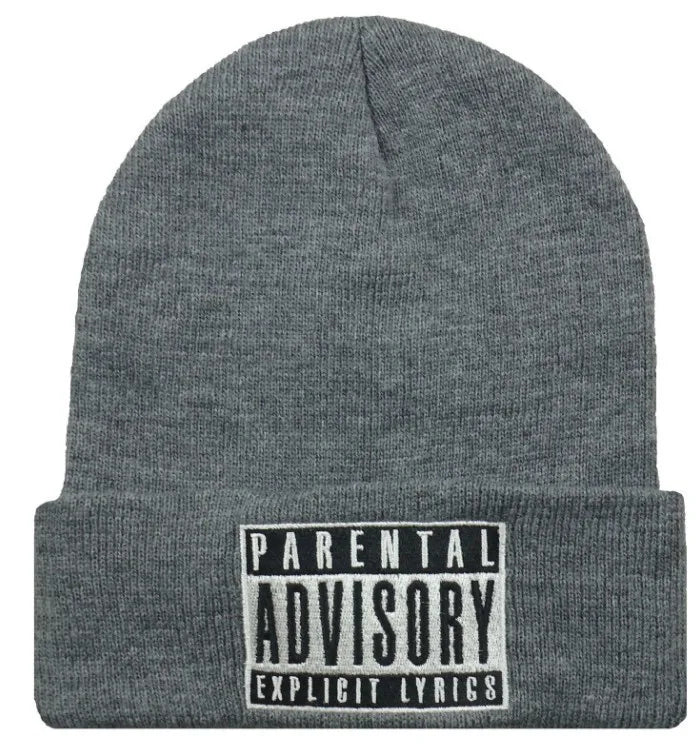 Knitted hats for men and women, knitted street dance hats, woolen hats, fashionable and versatile, trendy styles Good Vibrations