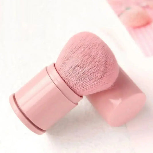 Portable Mini Retractable Blush Brush Soft Loose Powder Foundation Makeup Brush Multi Functional Beauty Makeup Tool Good Vibrations